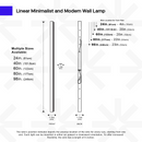 Linear Minimalist Wall Lamp