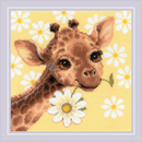 Panel/Cushion Little Giraffe Counted Cross Stitch Kit by Riolis R2318