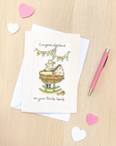 Little Lamb New Baby Card Counted Cross Stitch Kit by Bothy Threads XGC67