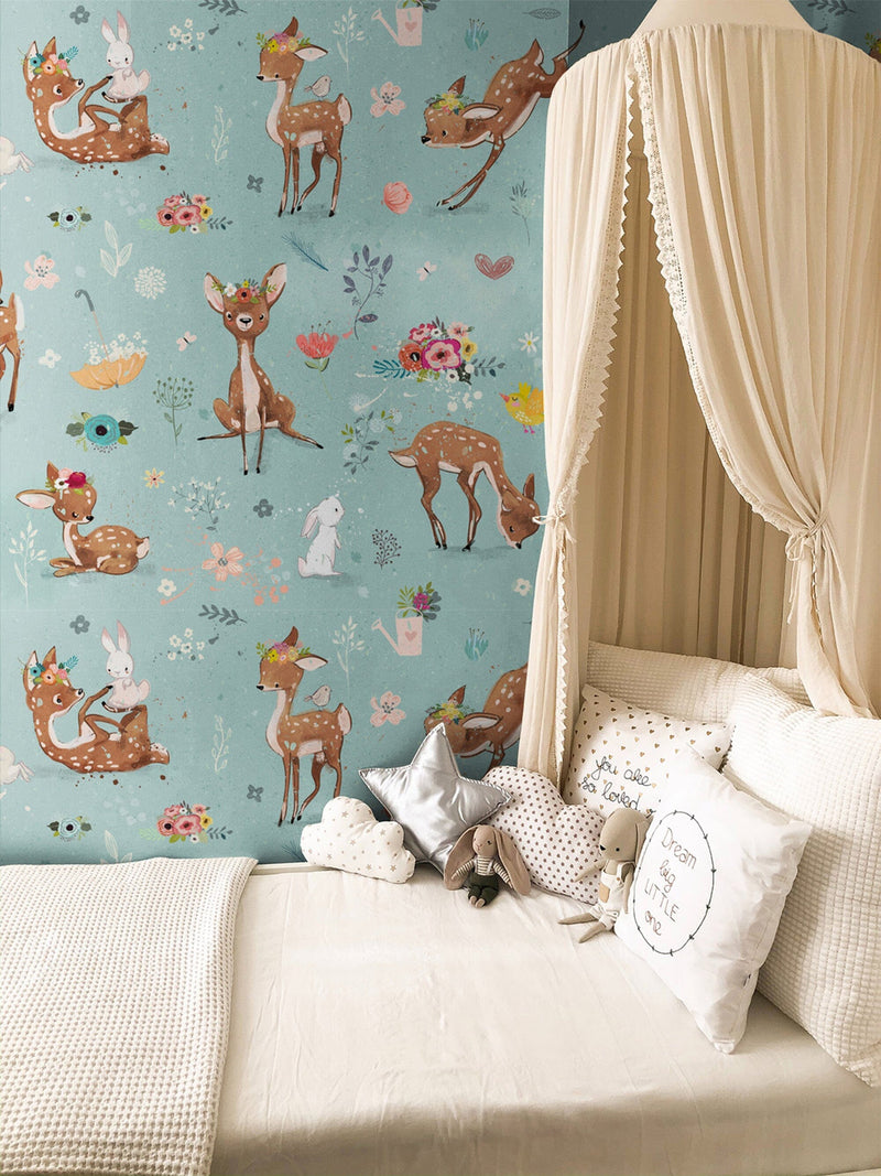 Fawn Wallpaper Peel and Stick