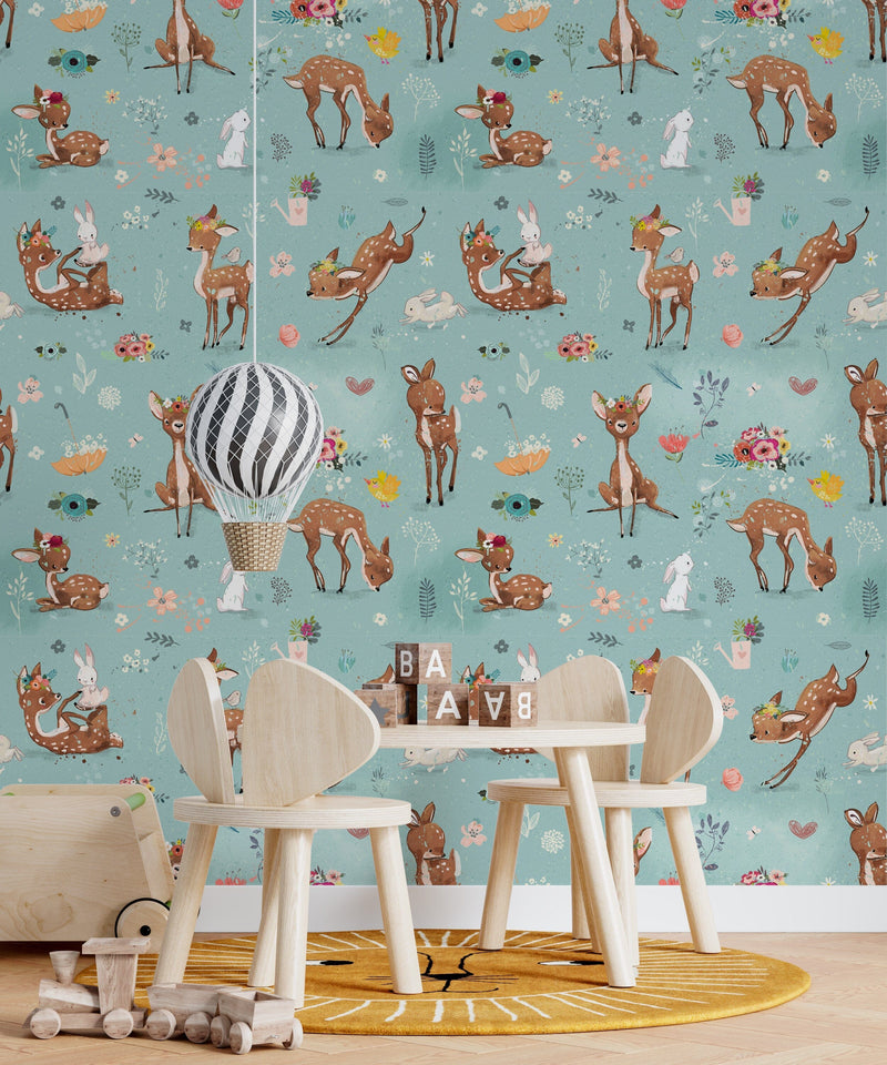 Fawn Wallpaper Peel and Stick