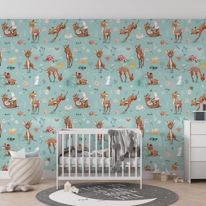 Fawn Wallpaper Peel and Stick