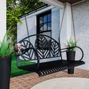 Live Casual Palm Springs Metal Porch Swing