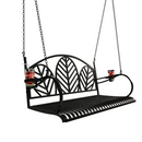 Live Casual Palm Springs Metal Porch Swing