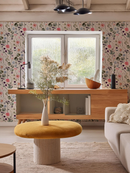 Floral Finds Wallpaper, white