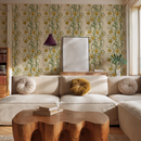 Campanas Wallpaper, tan and ocher