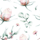 Modish Pink Flowers Wallpaper Smart