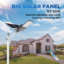 1200W solar street light with pole -30,000lumens