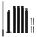 1200W solar street light with pole -30,000lumens