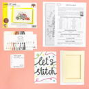 Loads of Love Hedgehog Tractor Card Counted Cross Stitch Kit by Bothy Threads XGC64