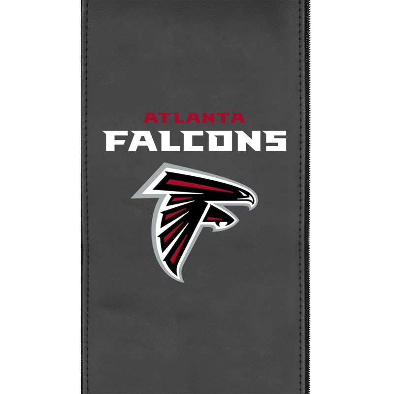 Silver Sofa with Atlanta Falcons Secondary Logo