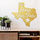 Lone Star State Texas - Metal Wall Art