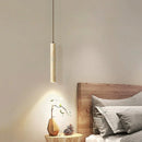 Long Cylinder Travertine Pendant Lamp