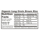 Organic Long Grain Brown Rice | 2 lb | Pack of 2 | Non-GMO | Grain Place Foods