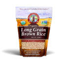Organic Long Grain Brown Rice | 5 lb | Pack of 4 | Non-GMO | Shipping Included | Grain Place Foods