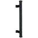 Long Offset 14 in. Black Door Pull Handle