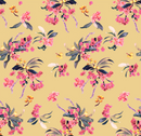 Floral Loquat Wallpaper, yellow