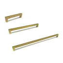 Lora Aged Brass Drawer and Appliance Pulls