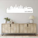 Los Angeles Skyline Metal Wall Art – California City Urban Home & Office Decor