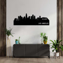 Los Angeles Skyline Metal Wall Art – California City Urban Home & Office Decor