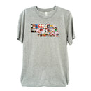 Nebraska License Plate Light Gray T-Shirt | Multiple Sizes