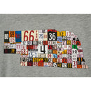 Nebraska License Plate Light Gray T-Shirt | Multiple Sizes