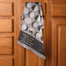 Love You To The Full Moon And Back Kitchen Towel | Gothic Black Cat Mystical Moon Phases | 20" x 28"