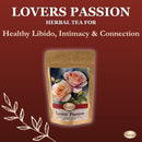 Lovers' Passion Herbal Aphrodisiac Tea – 3 oz | Romantic Herbal Tea for Date Night & Intimacy