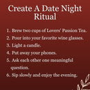 Lovers' Passion Herbal Aphrodisiac Tea – 3 oz | Romantic Herbal Tea for Date Night & Intimacy
