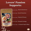 Lovers' Passion Herbal Aphrodisiac Tea – 3 oz | Romantic Herbal Tea for Date Night & Intimacy
