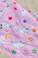 FishFlops® Daisy The Narwhal Beach Chair And Towel Set