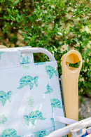 Evelyn Henson Dune High Beach Chair in Sea Turtle