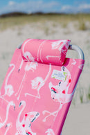 Evelyn Henson Dune High Beach Chair in Flamingo