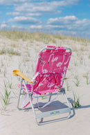 Evelyn Henson Dune High Beach Chair in Flamingo