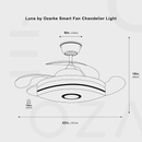 Luna Smart Fandelier