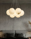 Lunar Alabaster Spherical Chandelier