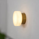 Disc Shaped Alabaster Wall Light