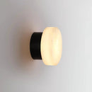 Disc Shaped Alabaster Wall Light