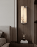 Alabaster Alvia Striped Wall Light