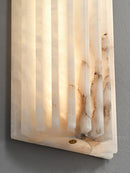 Alabaster Alvia Striped Wall Light