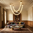Luxurious Pearl Necklace Chandelier