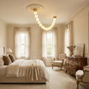 Luxurious Pearl Necklace Chandelier