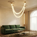 Luxurious Pearl Necklace Chandelier