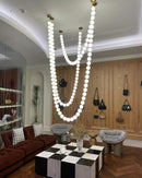 Luxurious Pearl Necklace Chandelier