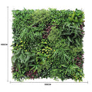 Country Fern Artificial Vertical Garden Green Wall Panel 40×40in 11 SQ FT – UV Resistant – Commercial Grade