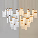 Luxury Modern LED Chandelier for Staircase, 12 Lights