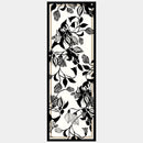 Cara - Silk Scarf Shawl - Soft White & Black