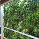 Evergreen Triptych Artificial Vertical Garden Green Wall Panel Set of 3 Seamless Panels 33 SQ FT – UV Resistant – Commercial Grade