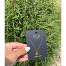 Gold Filled Enamel Heart Necklace | 10" Chain | Multiple Colors | Lux by Leslie