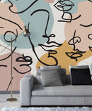 Modish Facial Contours Wallpaper Vogue